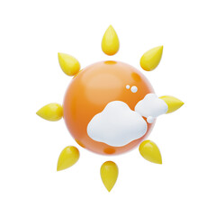 3D Interaction Between Sun and Cloud