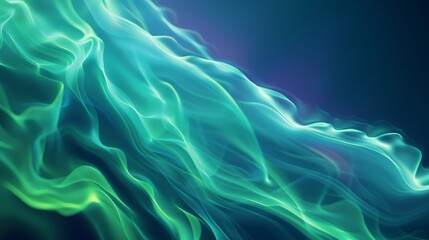 Fototapeta premium Translucent layered brushstrokes auroras abstract background