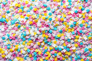 Colorful sprinkle pattern for modern design backgrounds and graphics.