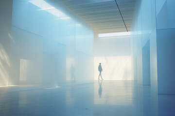 人, 人々, 客, 鑑賞者, 美術, 美術館, 美術鑑賞, モダン, 建築, 光, Person, people, guests, visitors, viewers, art, museum, art appreciation, modern, architecture, light