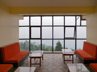 Tranquil view from apartment room in Nagarkot, Nepal