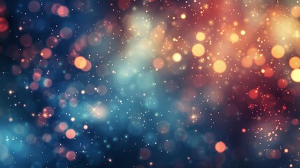 Fototapeta premium Bokeh light effect background generated by ai