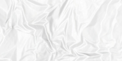 White crumpled paper texture .