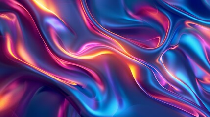 Obraz premium Abstract neon lights background illusttration geenerateed byy ai