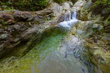 透明度の高い沢