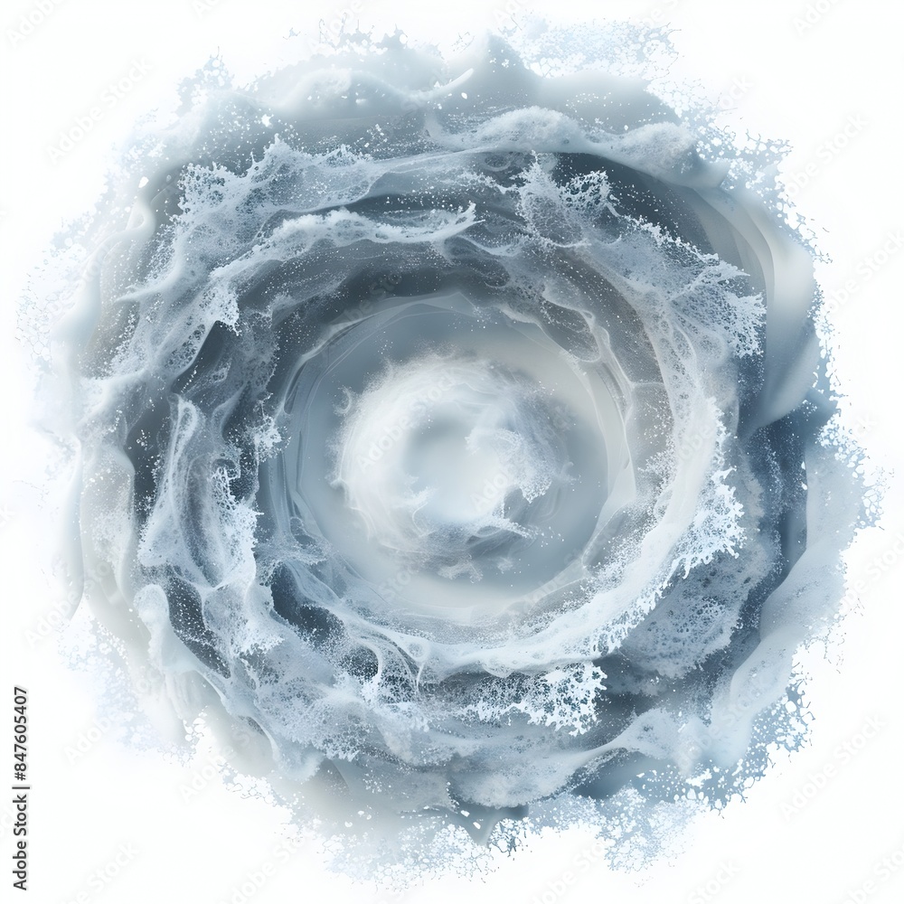 Poster mesmerizing swirling celestial vortex in ethereal 3d rendering