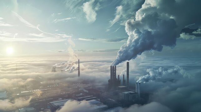 A futuristic hightech emissions trading system ETS utilizing realtime data to track and trade carbon credits efficiently