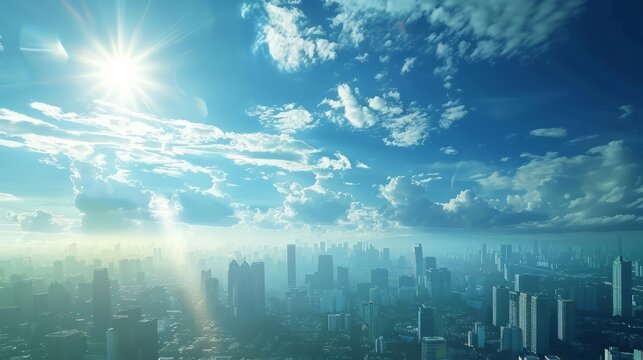 A hightech climate engineering project using geoengineering techniques to control and stabilize global temperatures