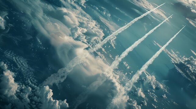 A hightech climate engineering project using geoengineering techniques to control and stabilize global temperatures