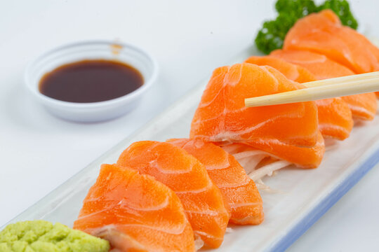 Salmon ready to serve