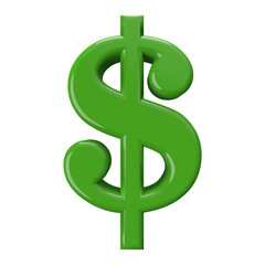 Icon 3D Dollar Symbol