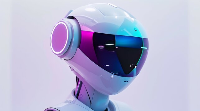 cute white robot
