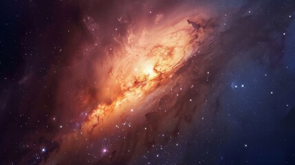 Fototapeta premium Cosmos galaxy background generated by ai