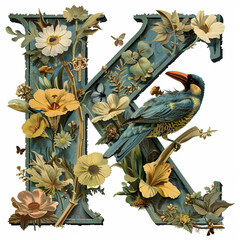 letter K isolated on white background generative ai,White Background Isolated Wallpaper Texture Photo Image 2024