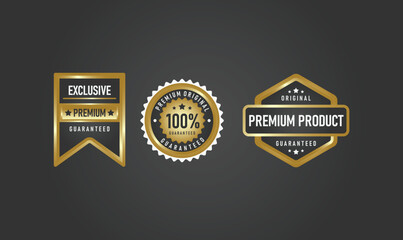 Gradient Design Modern Luxury Badge Bundle