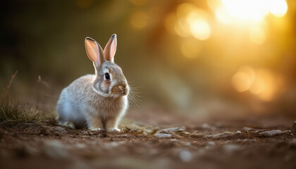 Fototapeta premium Rabbit in Nature