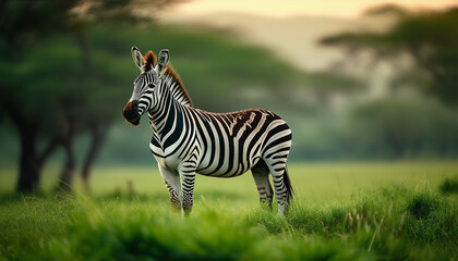 Zebra in Nature