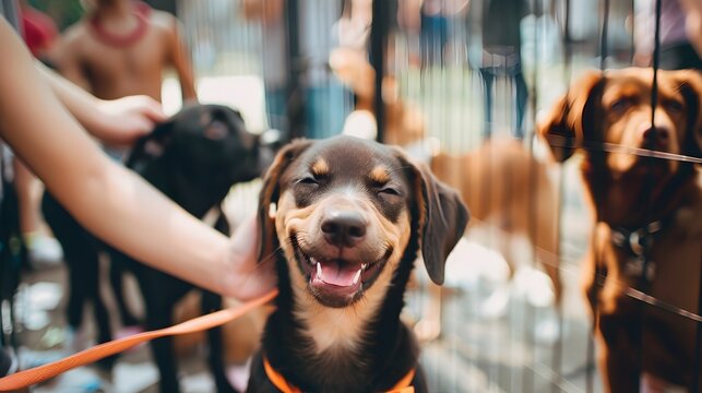 Heartwarming Pet Adoption Event at Local Park Brings Joy and Companionship to Rescue Animals