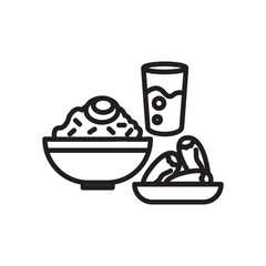 Ramadan Iftar Icon Perfect for Breaking Fast Celebrations