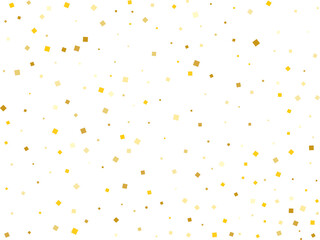 Gold Paper Squares Confetti