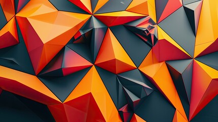 Geometric pattern background with sharp lines and contrasting colors, futuristic design