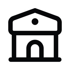 An icon of home in modern style, premium vector