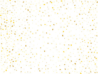 Gender Neutral Golden Rectangular Confetti