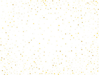 Yellow Triangle Confetti