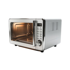 Fototapeta premium Microwave on transparent background