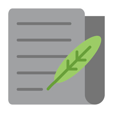 Poetry  Flat icon