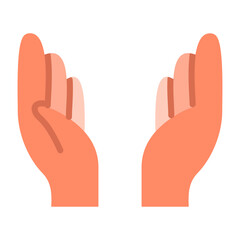 Obraz premium Hands Flat icon