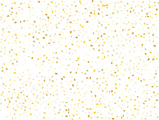 Gender Neutral Golden Rectangular Confetti