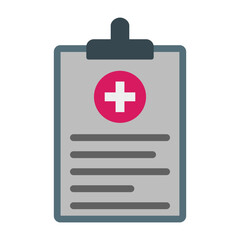 Fototapeta premium Report Flat icon