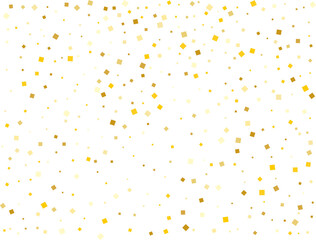 Gold Paper Squares Confetti