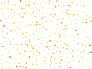Gold Paper Squares Confetti