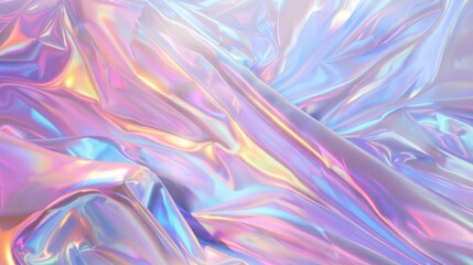 Naklejka premium Holographic gradient background illustration generated by ai