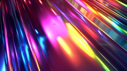Obraz premium Holographic gradient background illustration generated by ai