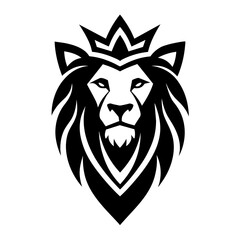 lion head vector