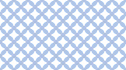 Blue circles geometric pattern