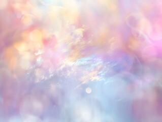 Colorful Bokeh Magic: Abstract Holiday Glow