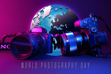 World Photography Day Poster, Banner, Book cover 