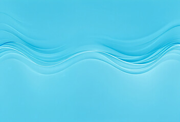 Fototapeta premium Blue Wave Abstract: Flowing water-inspired design with light curve