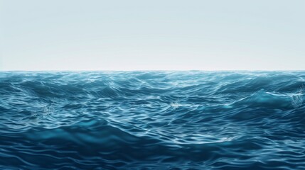 Fototapeta premium Sea ocean nature background illustration generated by ai