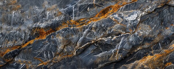 Polished granite texture with natural patterns, 4K hyperrealistic photo