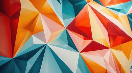 Fototapeta premium Exquisite geometric wallpaper design for digital screen printing