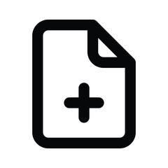 Add page icon design in modern and unique style