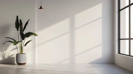 modern interior design room with blank wall, empty wall mockup with minimalistic interior, modern interior, trendy interior design