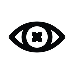 Hide icon design, user interface vector