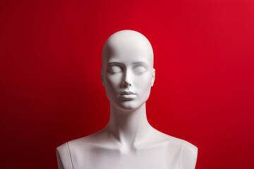 mannequin head profile generative ai