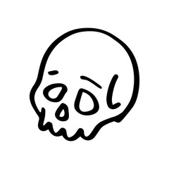 human skull illustration